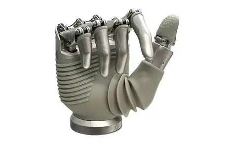 肌电控制假肢的腕关节及手部装置