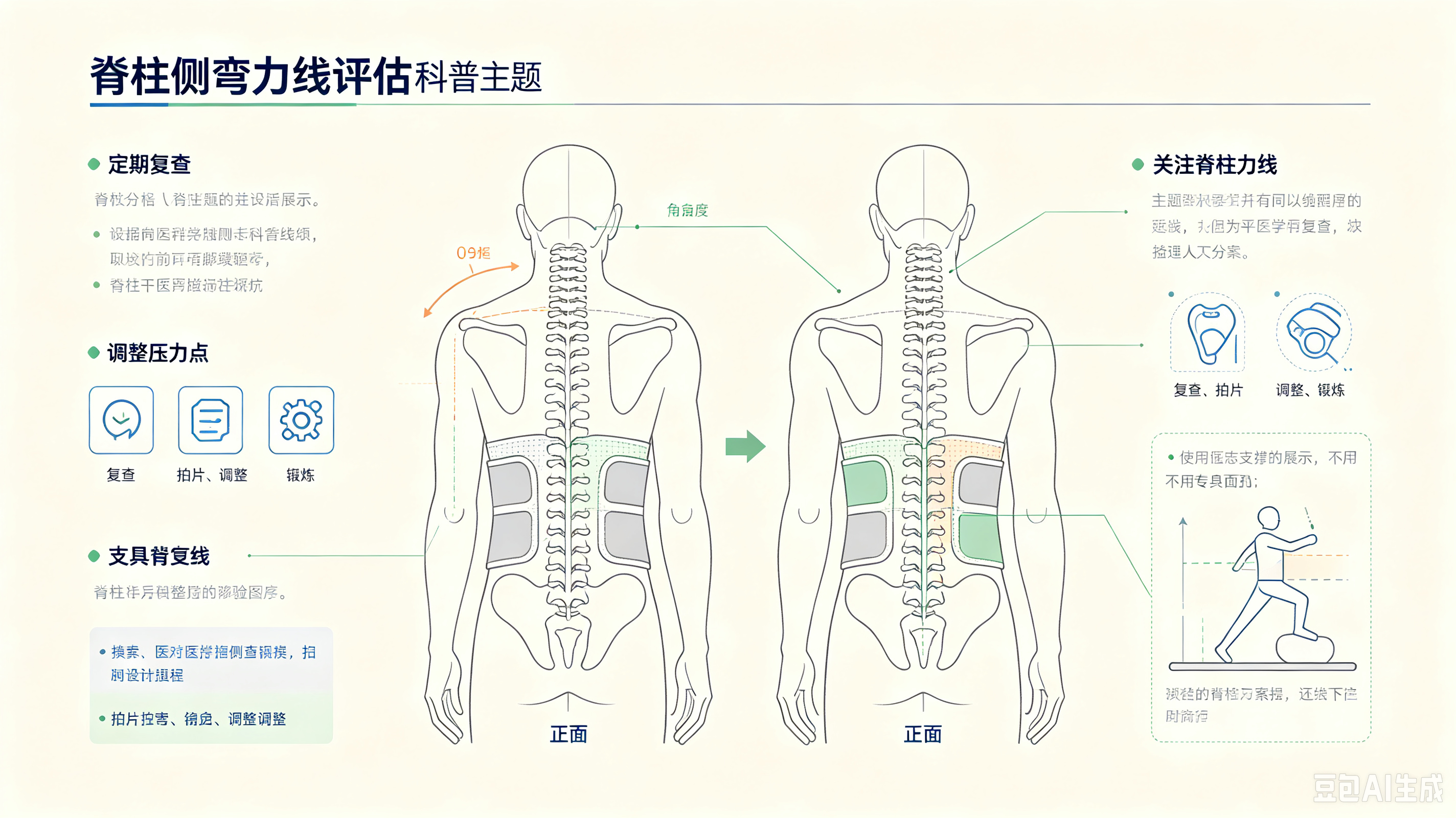 脊柱侧弯支具：不是戴上就完事，定期复查有多重要