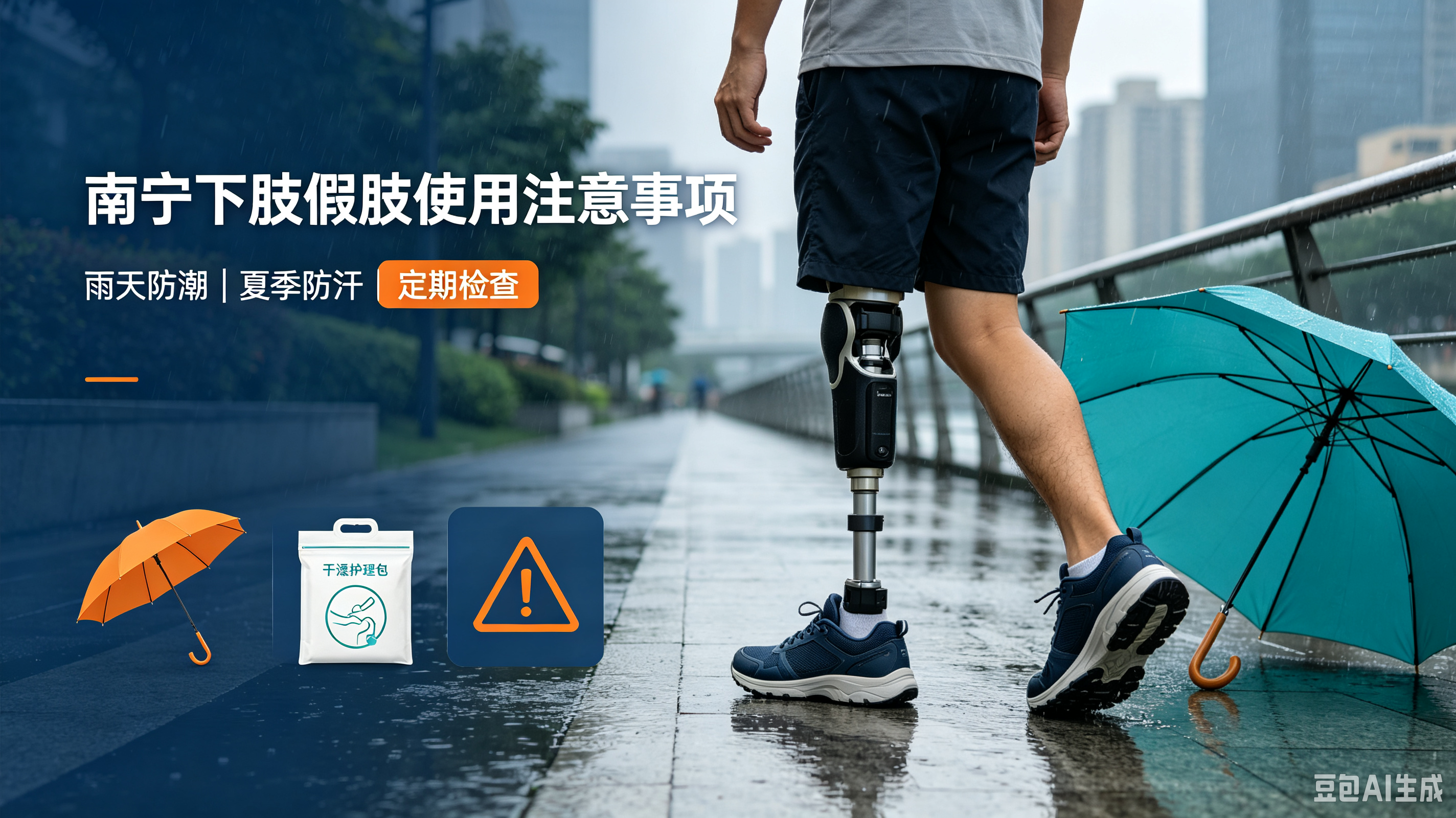 南宁下肢假肢使用注意事项：日常穿戴、护理保养、禁忌场景全攻略