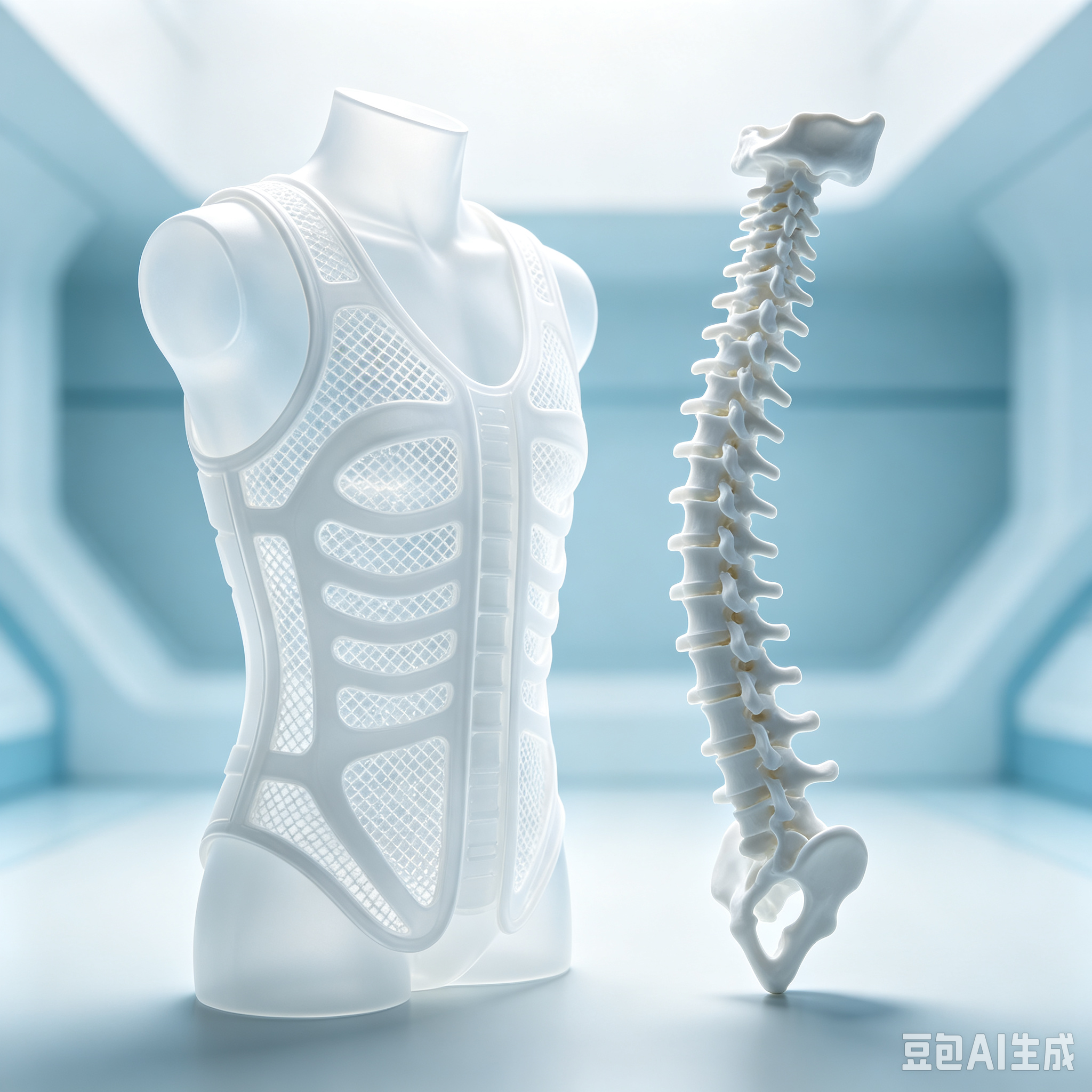 3D雕塑打印脊柱侧弯矫形｜数字化精准矫正，重塑脊柱健康力线